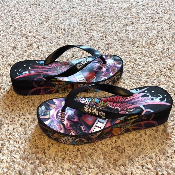 ed hardy sandals